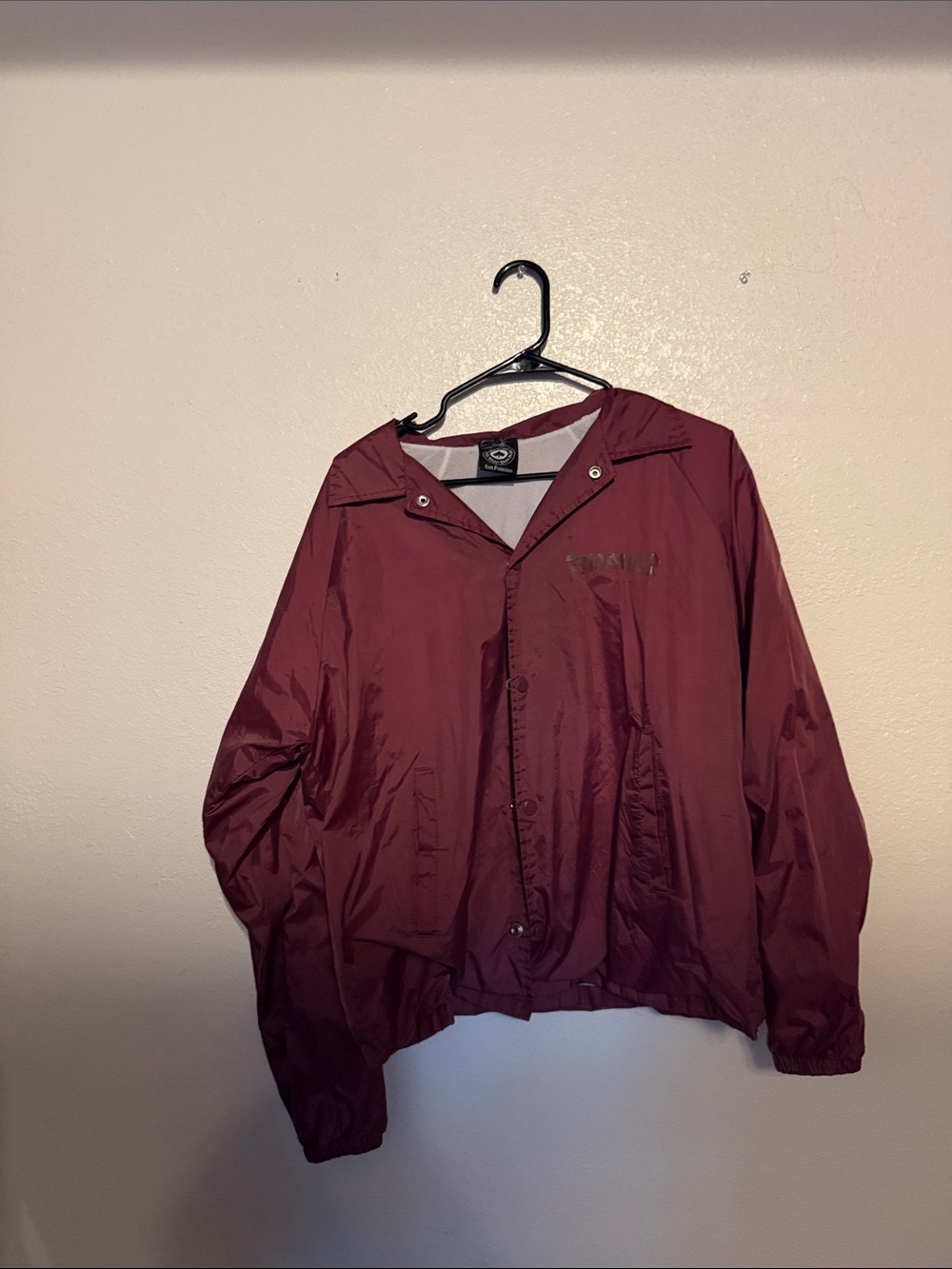 Thrasher Maroon Bomber Jacket
